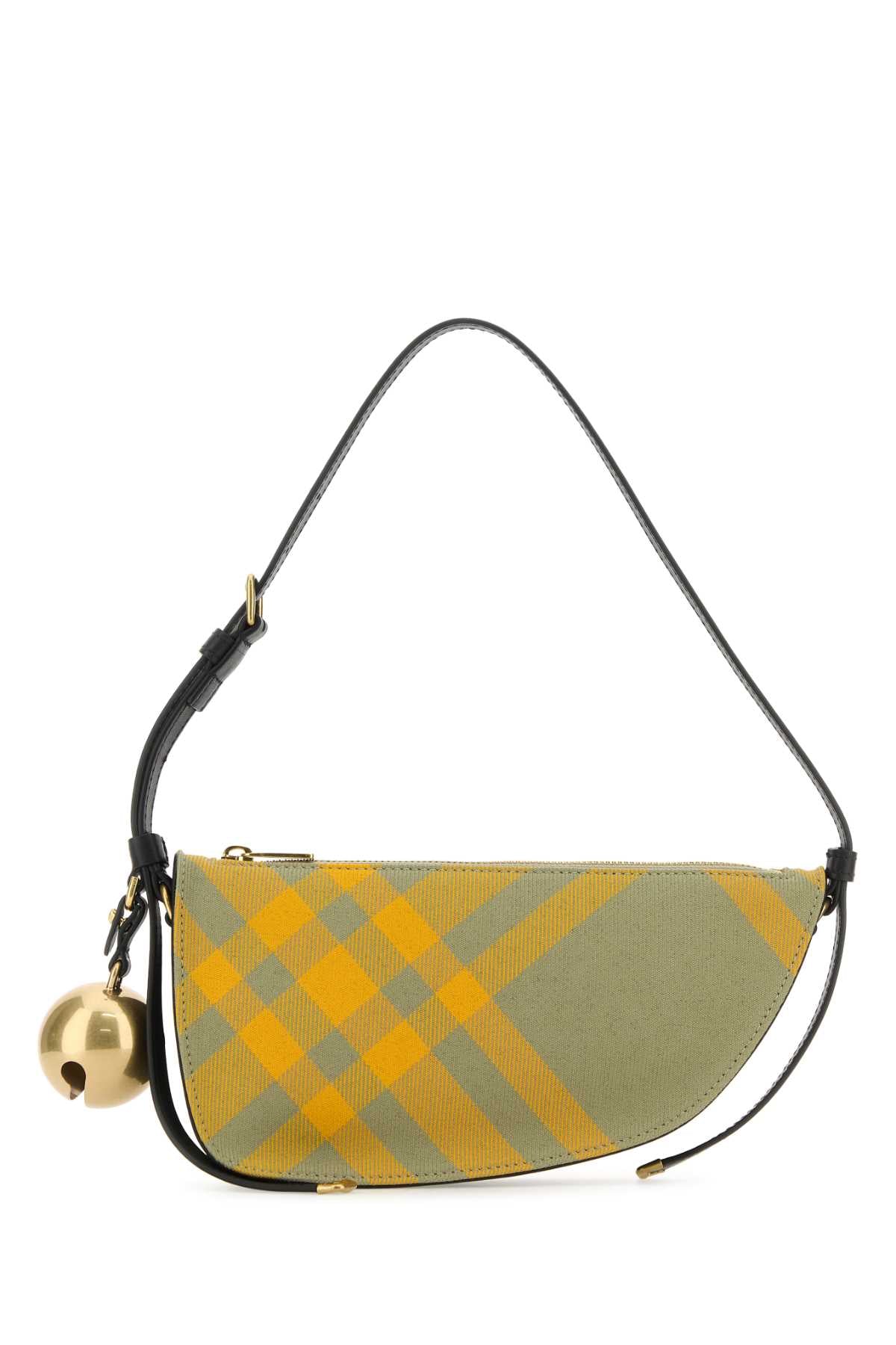 Burberry Shield Shoulder Bag — Beige