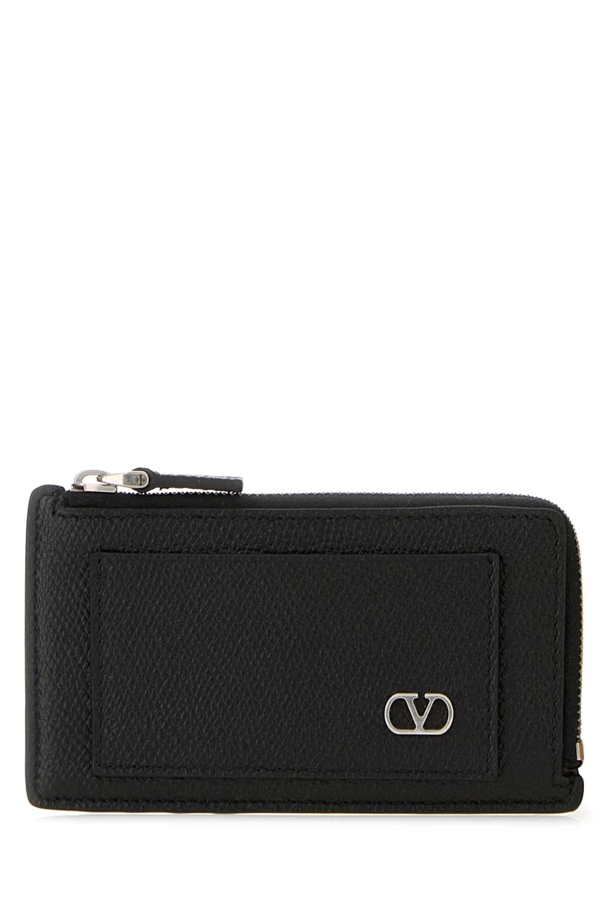 Valentino Garavani Purse Card Holder — Black Wallet