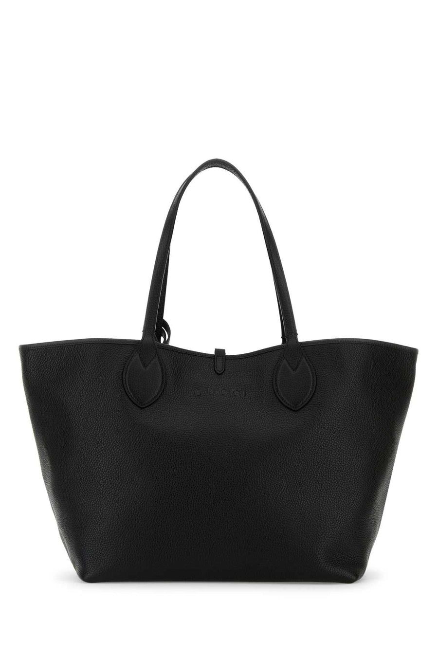 Gucci Reversible Full-Grain Leather Tote Bag — Black
