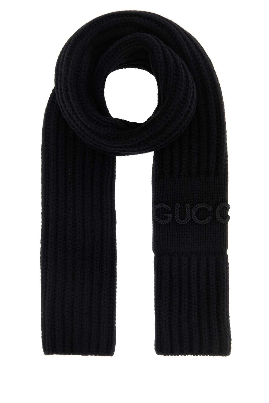 Gucci Blancharf Scarf — Black Wool/cachemire Scarfs