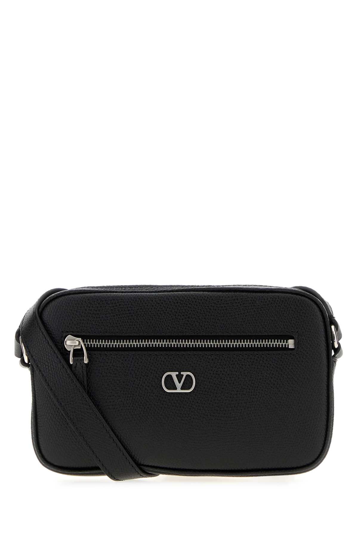 Valentino Garavani Vlogo Crossbody Bag — Black