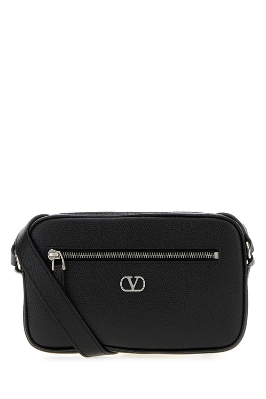 Valentino Garavani Vlogo Crossbody Bag — Black