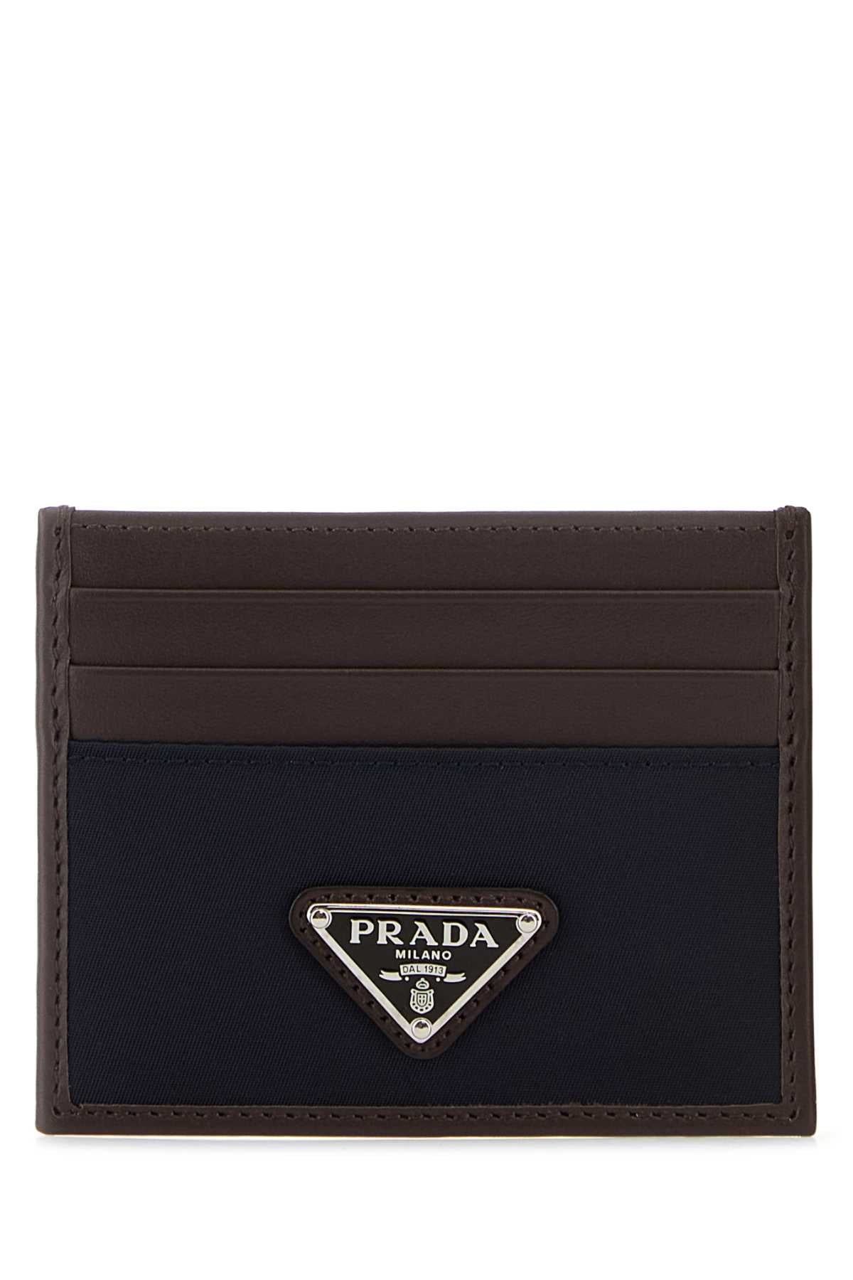 Prada Milano Card Case — Brown Cases