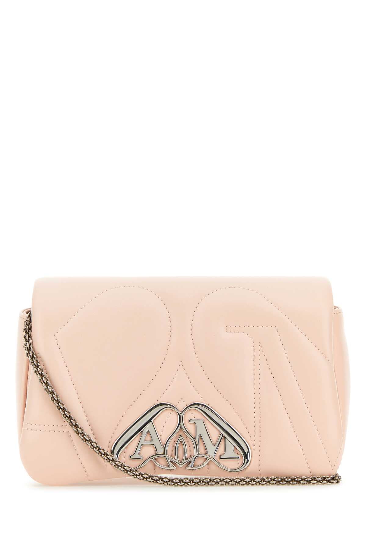 Alexander Mcqueen Seal Clutch — Pink