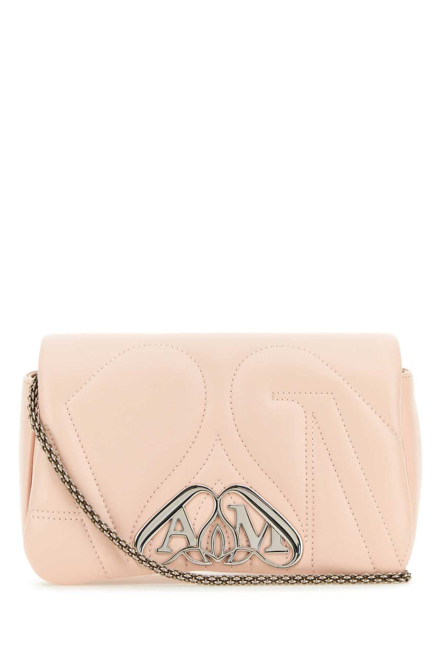 Alexander Mcqueen Seal Clutch — Pink