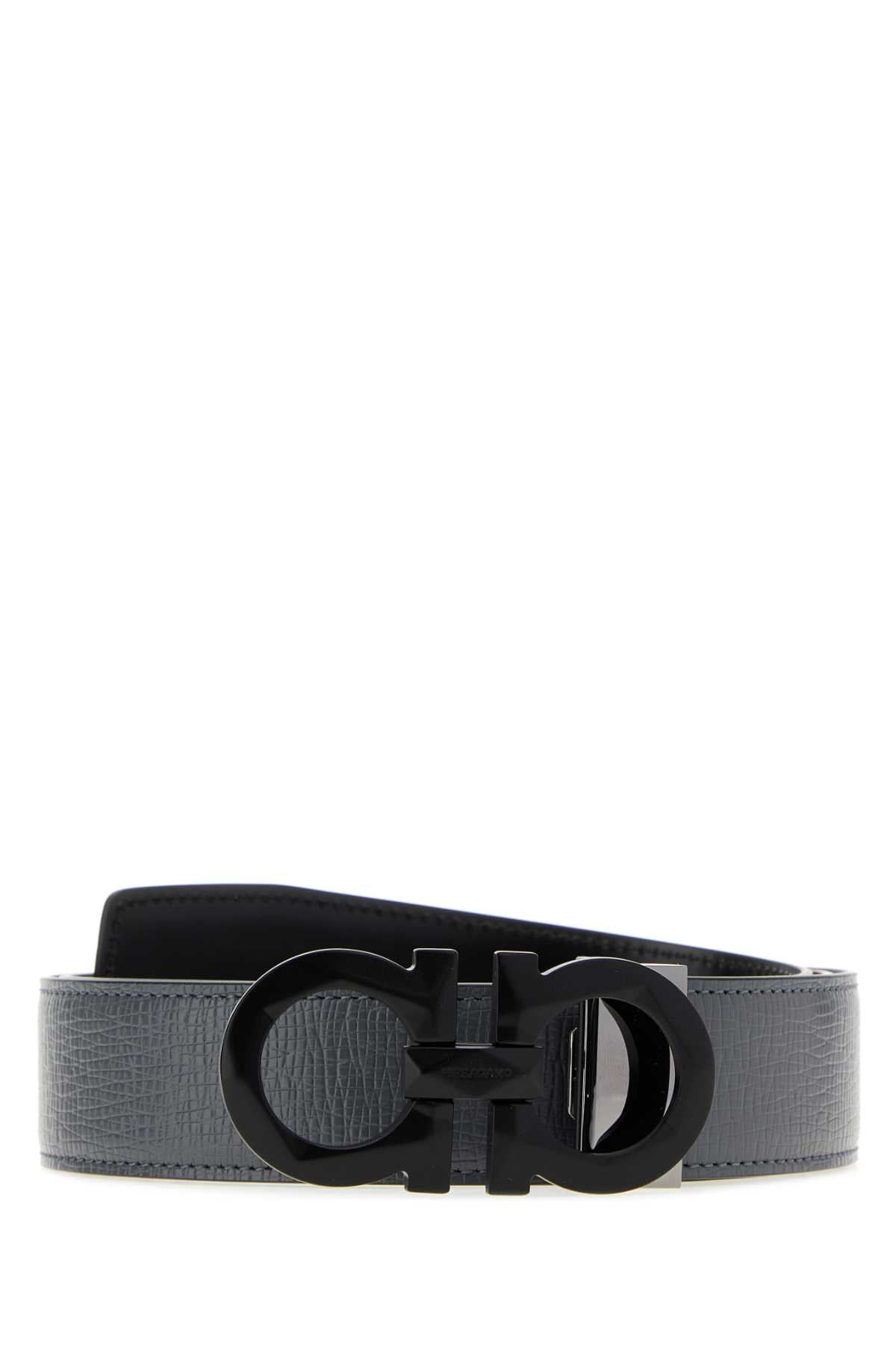 Ferragamo Adjus Belt — Gray