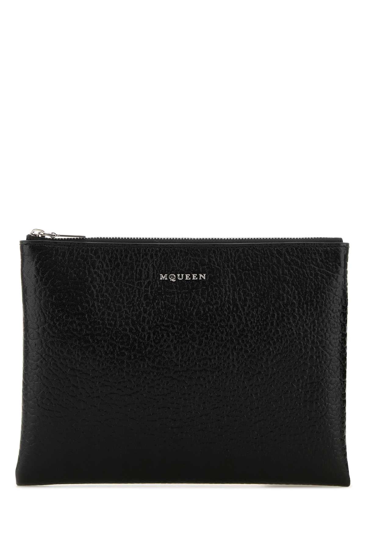 Alexander Mcqueen Pouch Clutch — Black Wallet