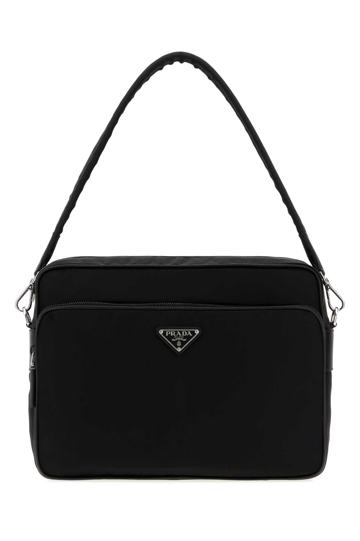 Prada Saffiano Shoulder Bag — Black