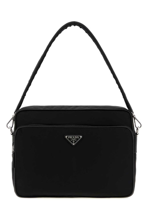 Prada Saffiano Shoulder Bag — Black