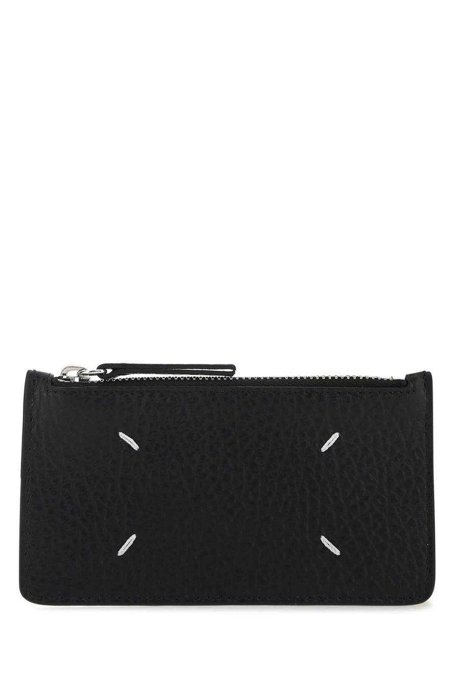 Maison Margiela Leather Card Case Wallet — Black