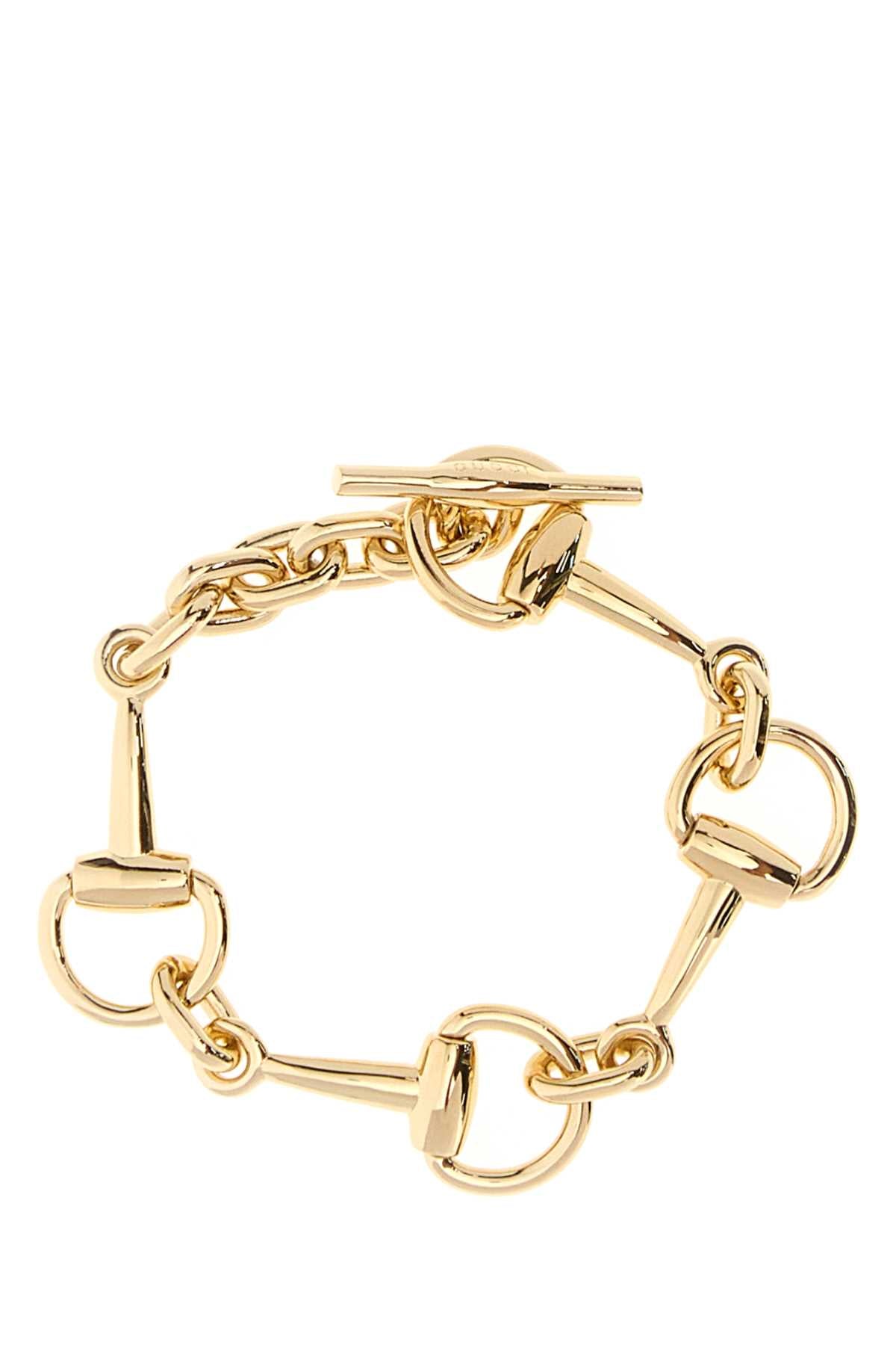 Gucci Horse Bit Chain Bracelet — Gold Bracelets