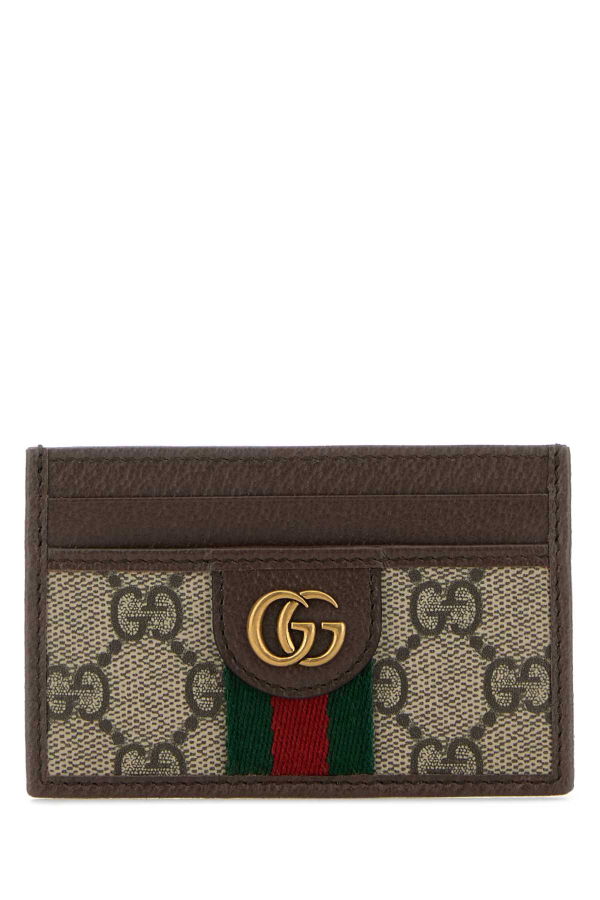 Gucci Case Card — Brown T Polyurethane Polyamide Wallet