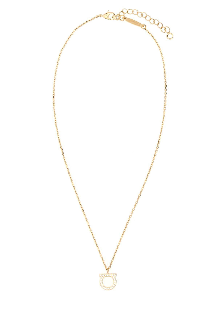 Ferragamo Gancini Necklace — Gold Necklaces