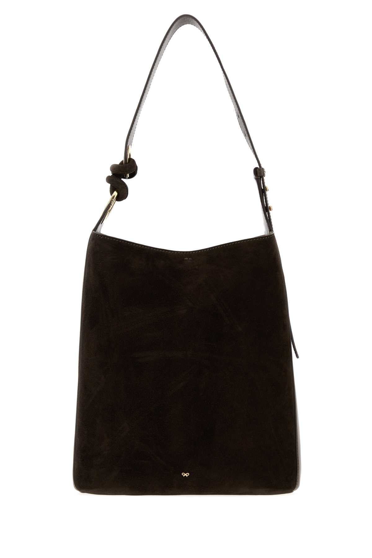 Anya Hindmarch Ringo Bucket Bag — Brown