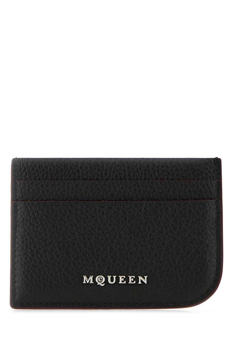 Alexander Mcqueen Sling Card Case — Black Wallet