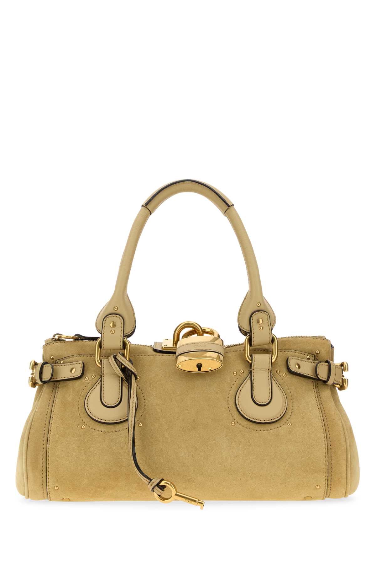 Chloé Paddington Shoulder Bag — Beige