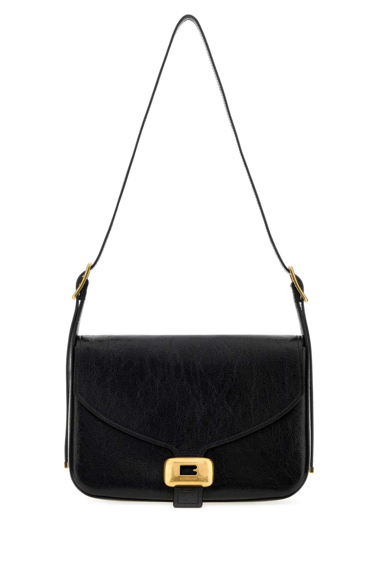 Balenciaga Clicca Shoulder Bag — Black