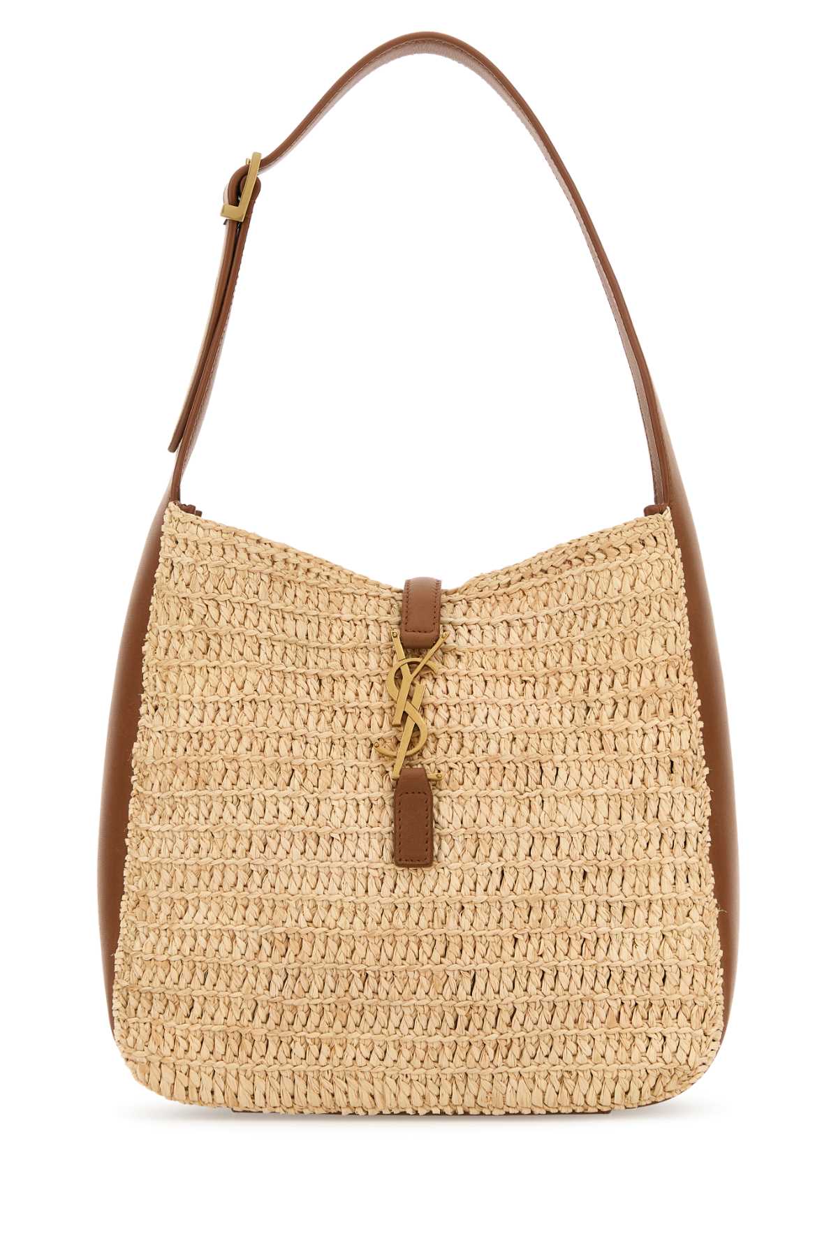 Saint Laurent Le 5 À 7 Shoulder Bag — Beige