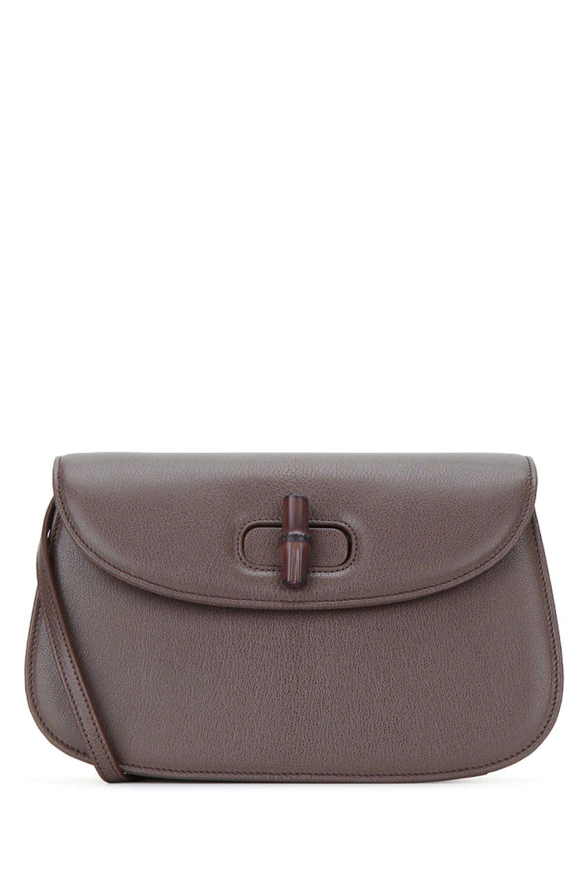 Gucci Bamboo Shoulder Bag — Brown Leather