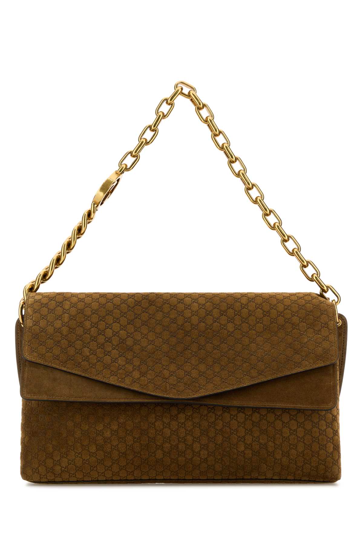 Gucci With Shoulder Bag — Brown Calf Skin