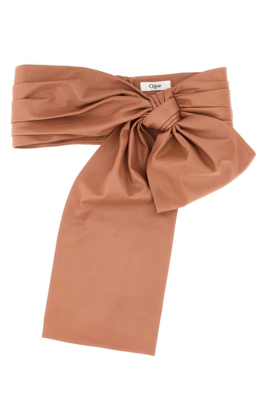 Chloé Bb12 Belt — Pink Exterior: Leather