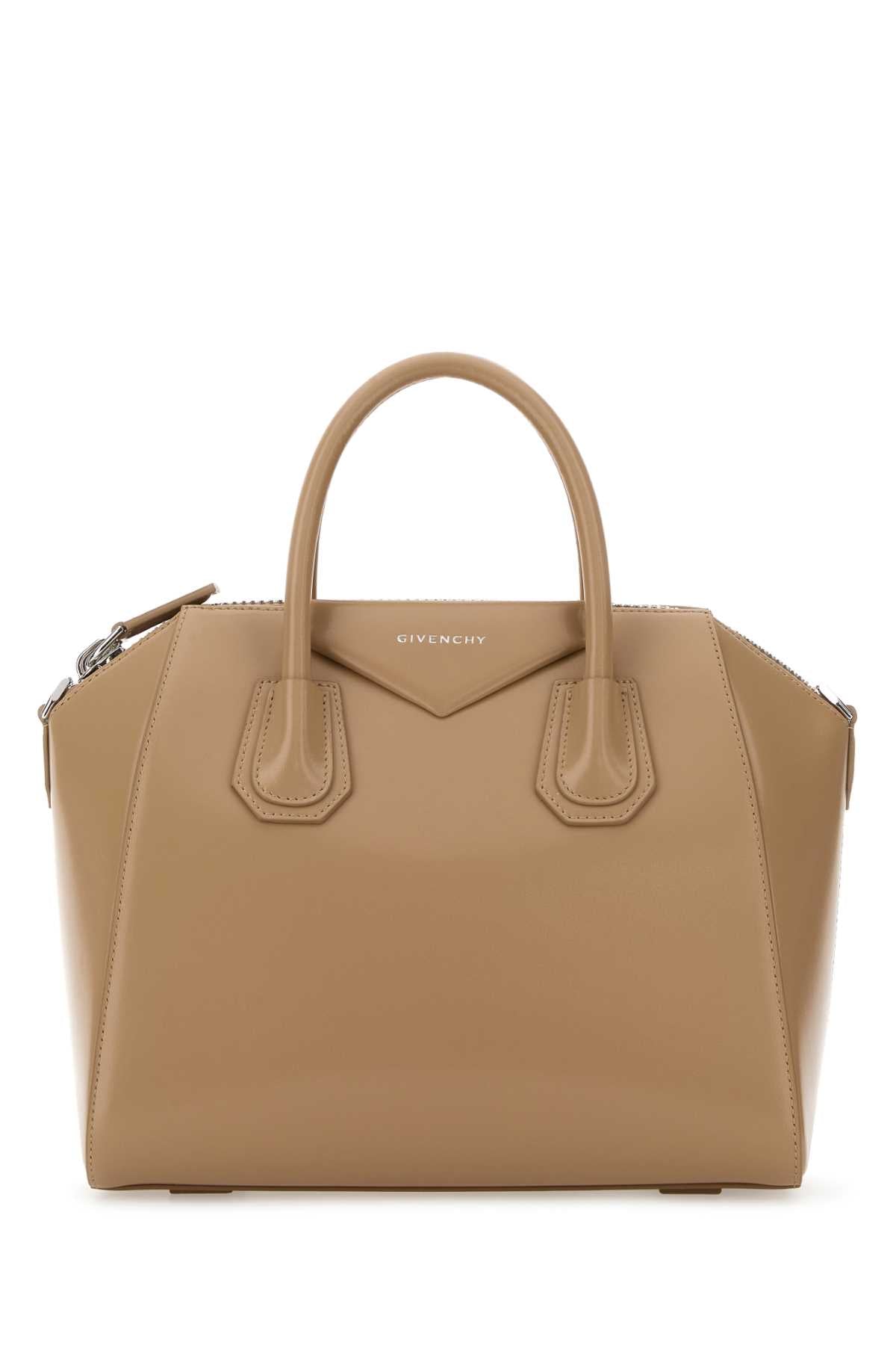 Givenchy Antigona Shoulder Bag — Beige