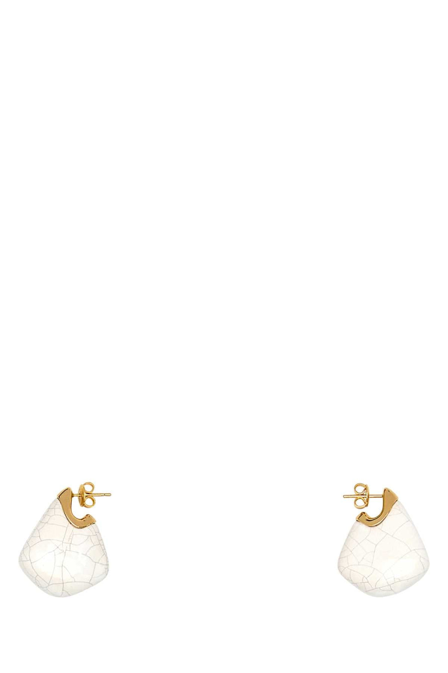 Bottega Veneta Finn Earring — White Earrings