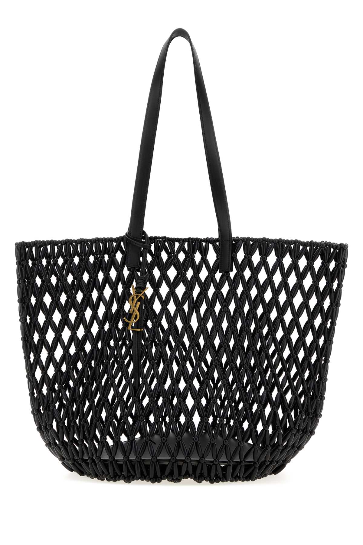 Saint Laurent Panier Tote Bag — Black