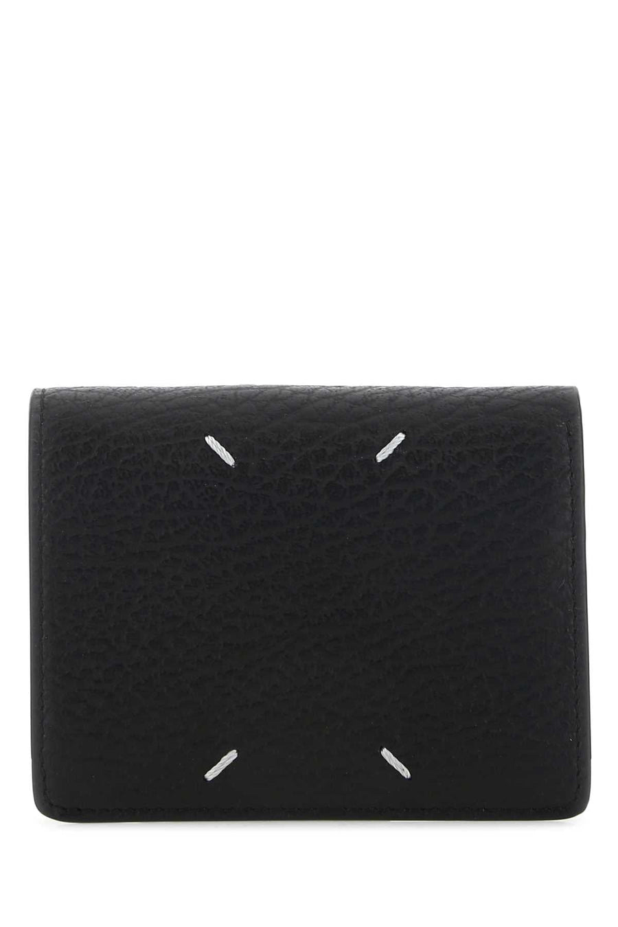 Maison Margiela Leather Wallet — Black Exterior