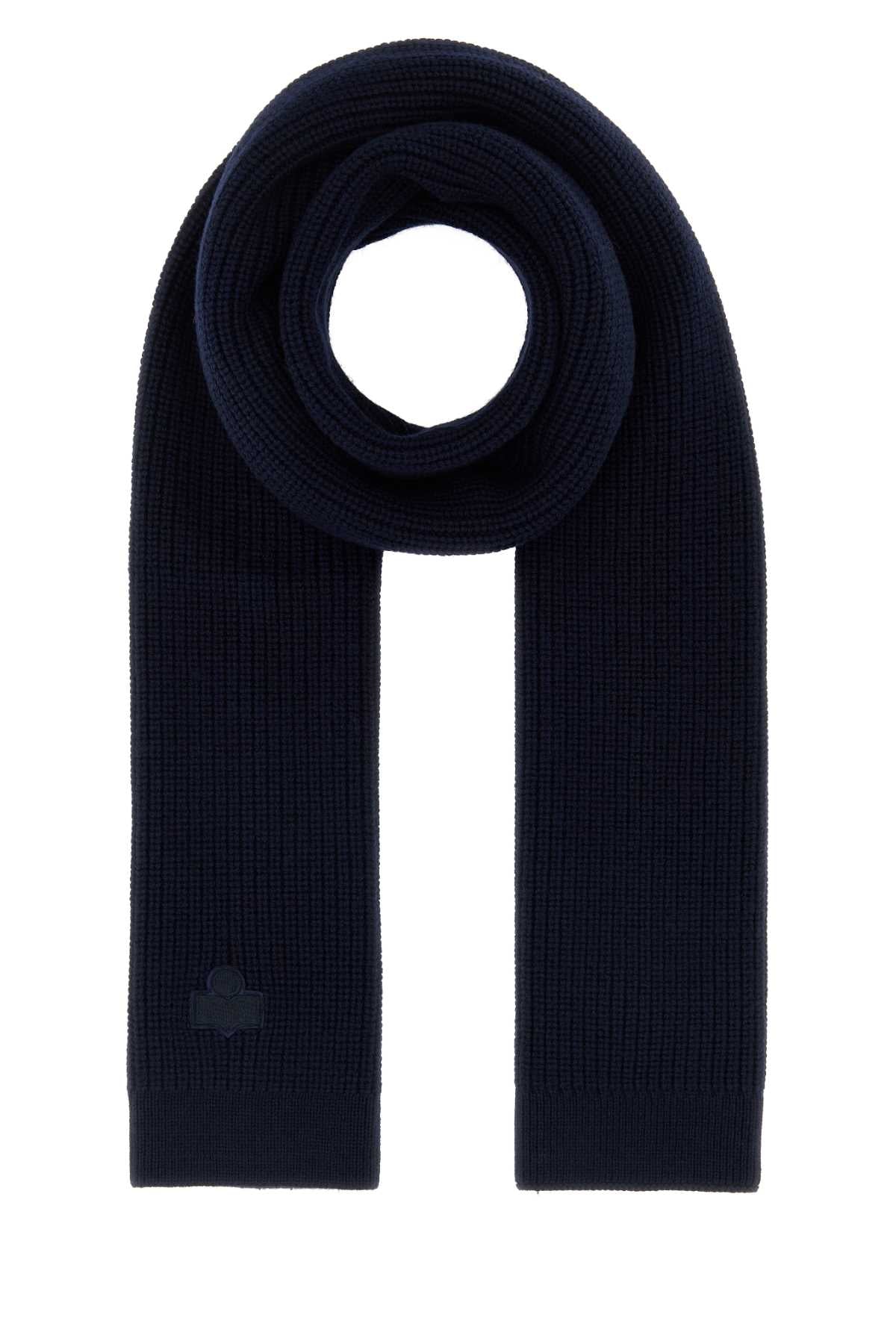 Isabel Marant Enolia Scarf — Navy Exterior: Merino Wool Scarfs