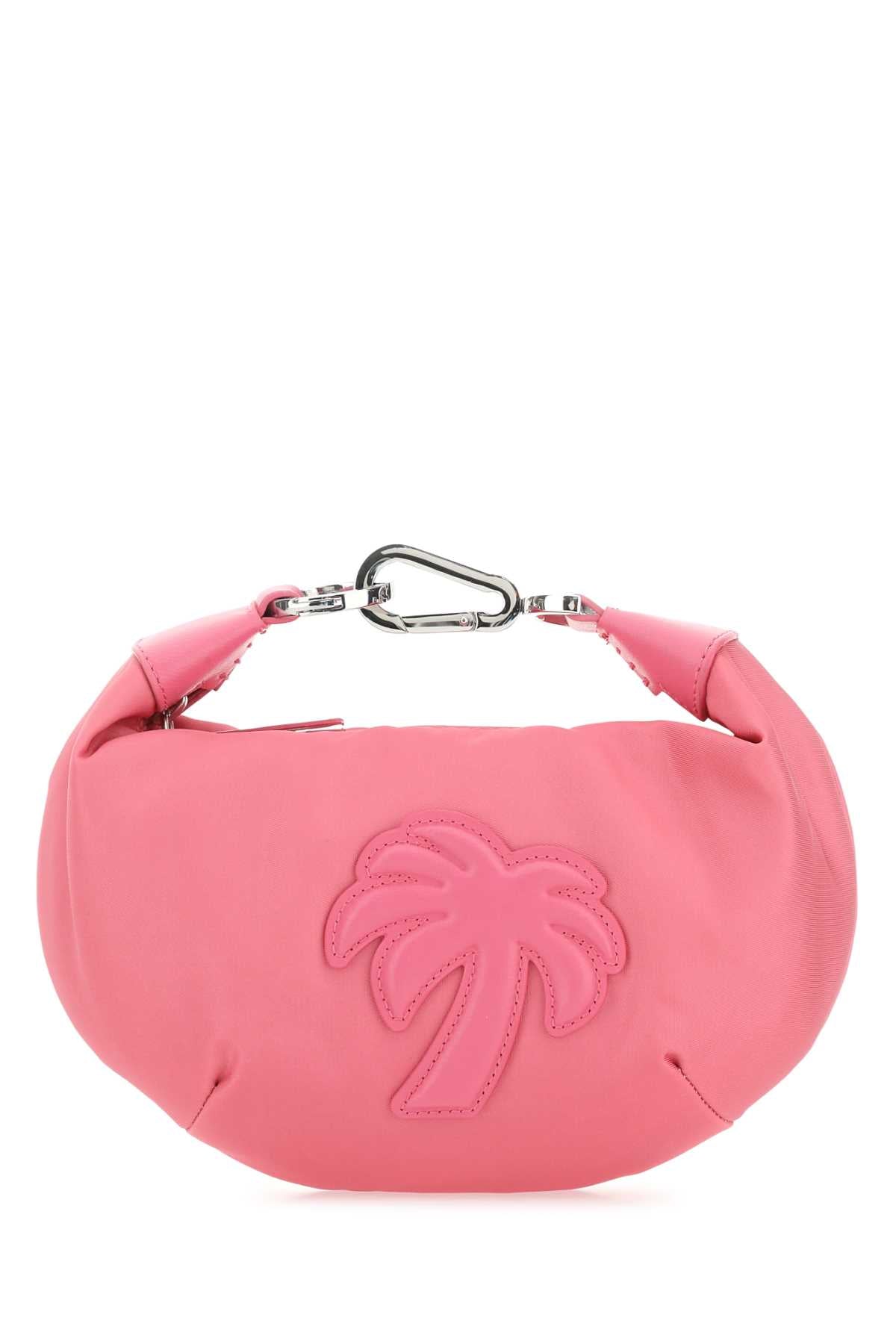 Palm Angels Embroidered Motif Shoulder Bag — Pink