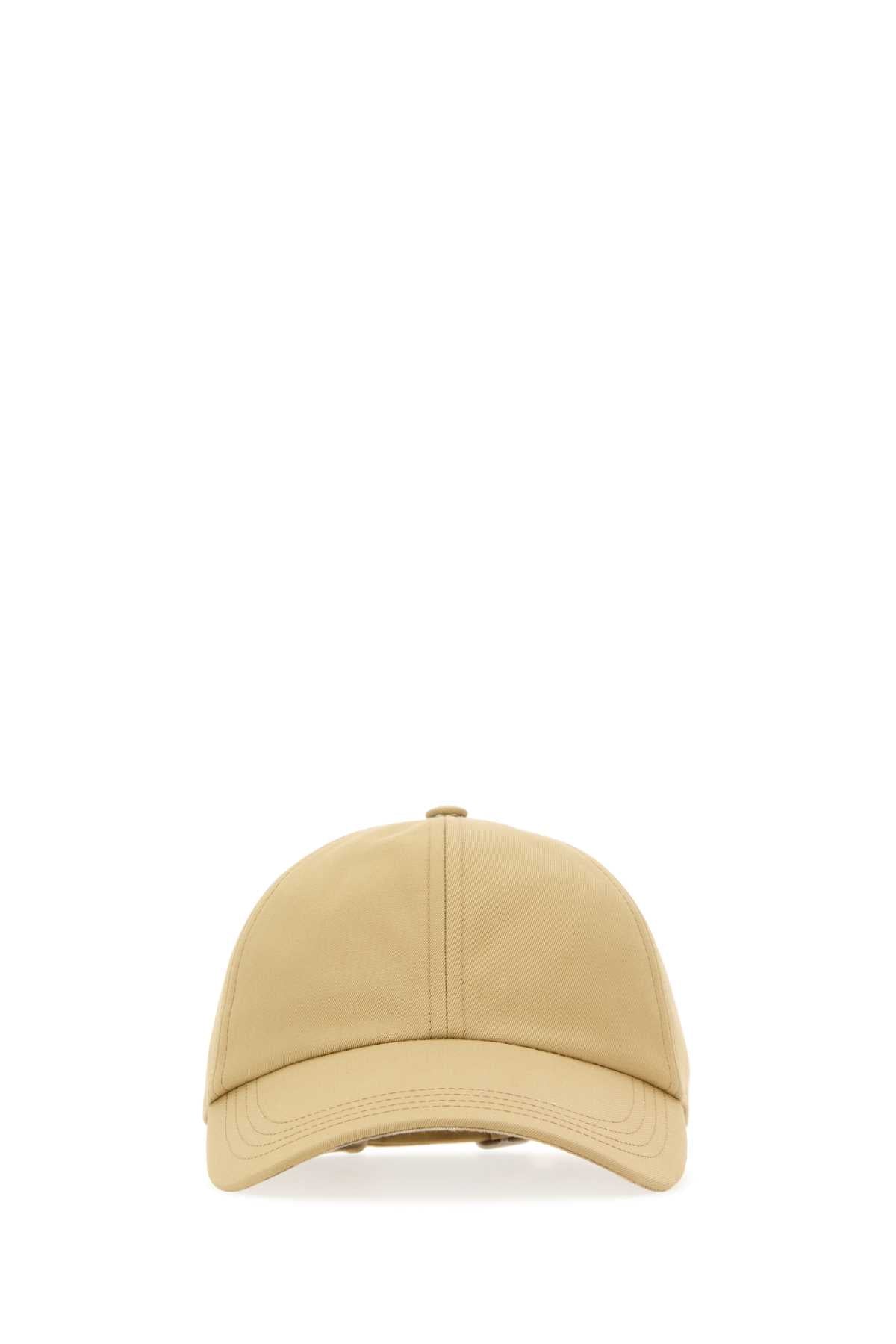 Burberry Hat Polyester-Blend Baseball Cap — Beige Caps
