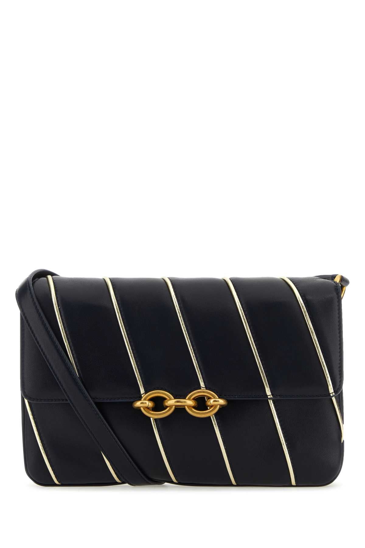 Saint Laurent Le Maillon Shoulder Bag — Black