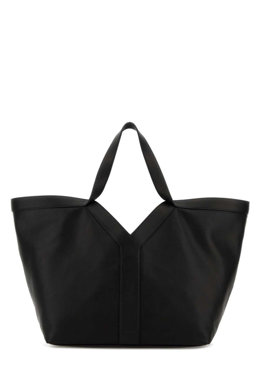 Saint Laurent Tote Bag — Black Exterior: Calf Lining: Suede