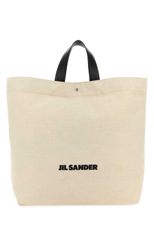 Jil Sander Canvas Tote Bag — Beige