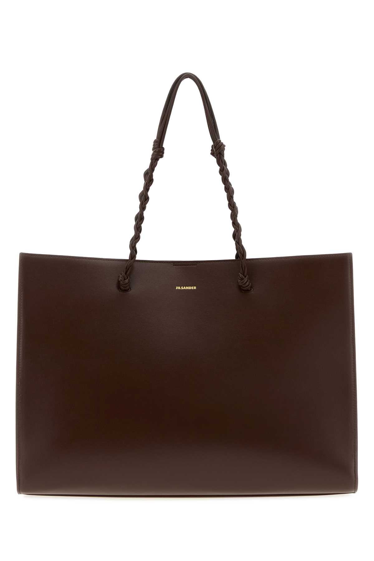 Jil Sander Shopping Tote Bag — Brown