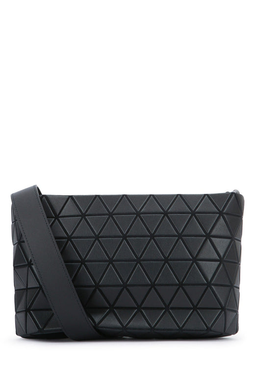 Baobao Matte Shoulder Bag — Black Mixed Fibres