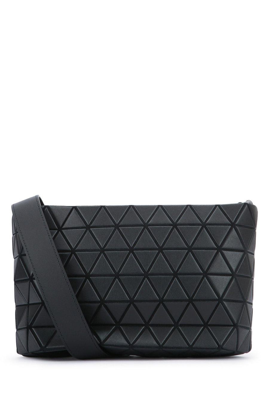 Baobao Matte Shoulder Bag — Black Mixed Fibres