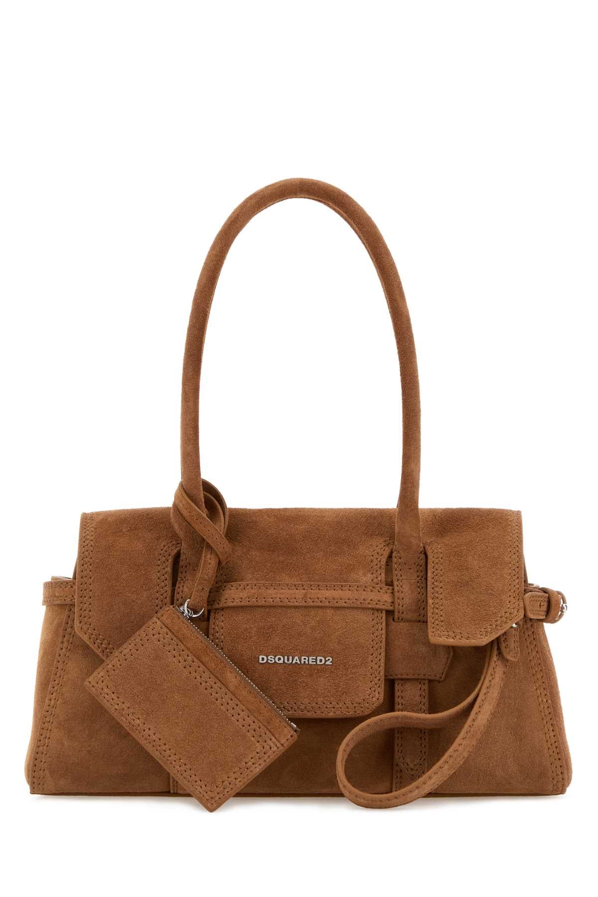 Dsquared2 Twin Shoulder Bag — Tan