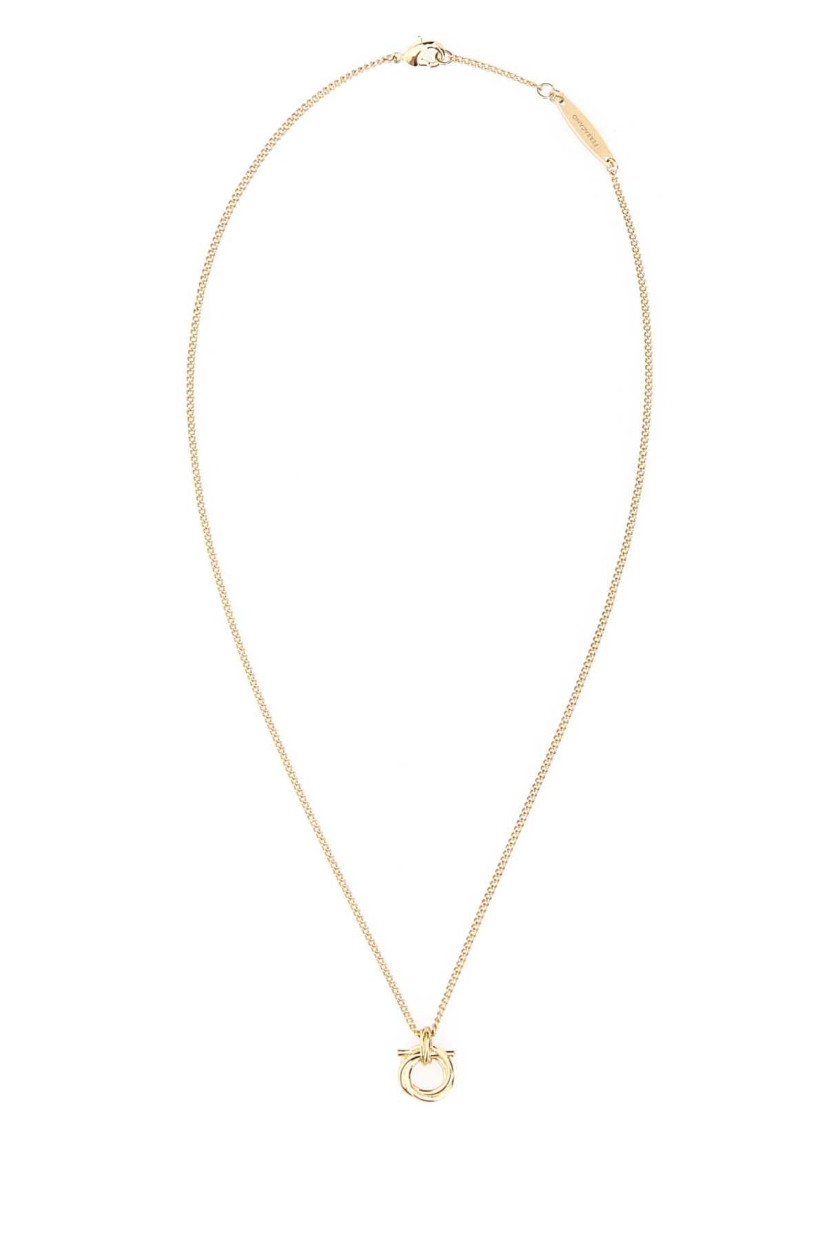 Ferragamo Gancini Necklace — Gold Necklaces