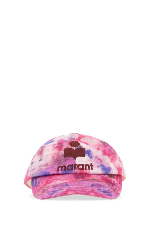 Isabel Marant Accessorio Tie-Dye Cotton Baseball Cap — Pink Caps