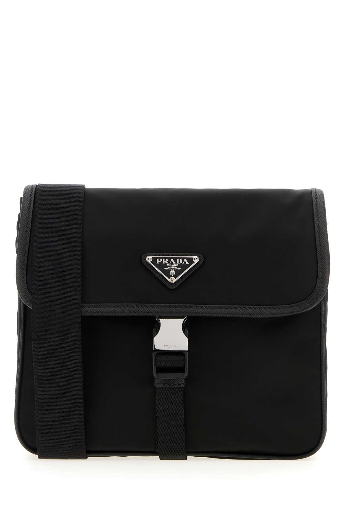 Prada Crossbody Bag — Black Recycledpolyamide-calfleather