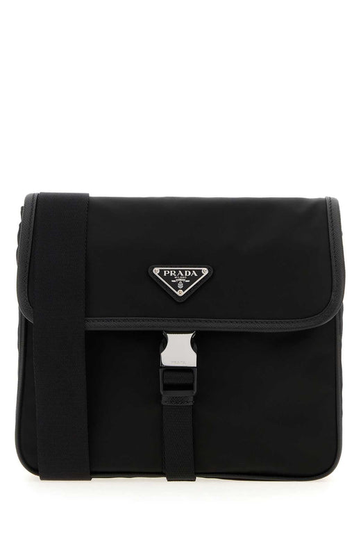 Prada Crossbody Bag — Black Recycledpolyamide-calfleather