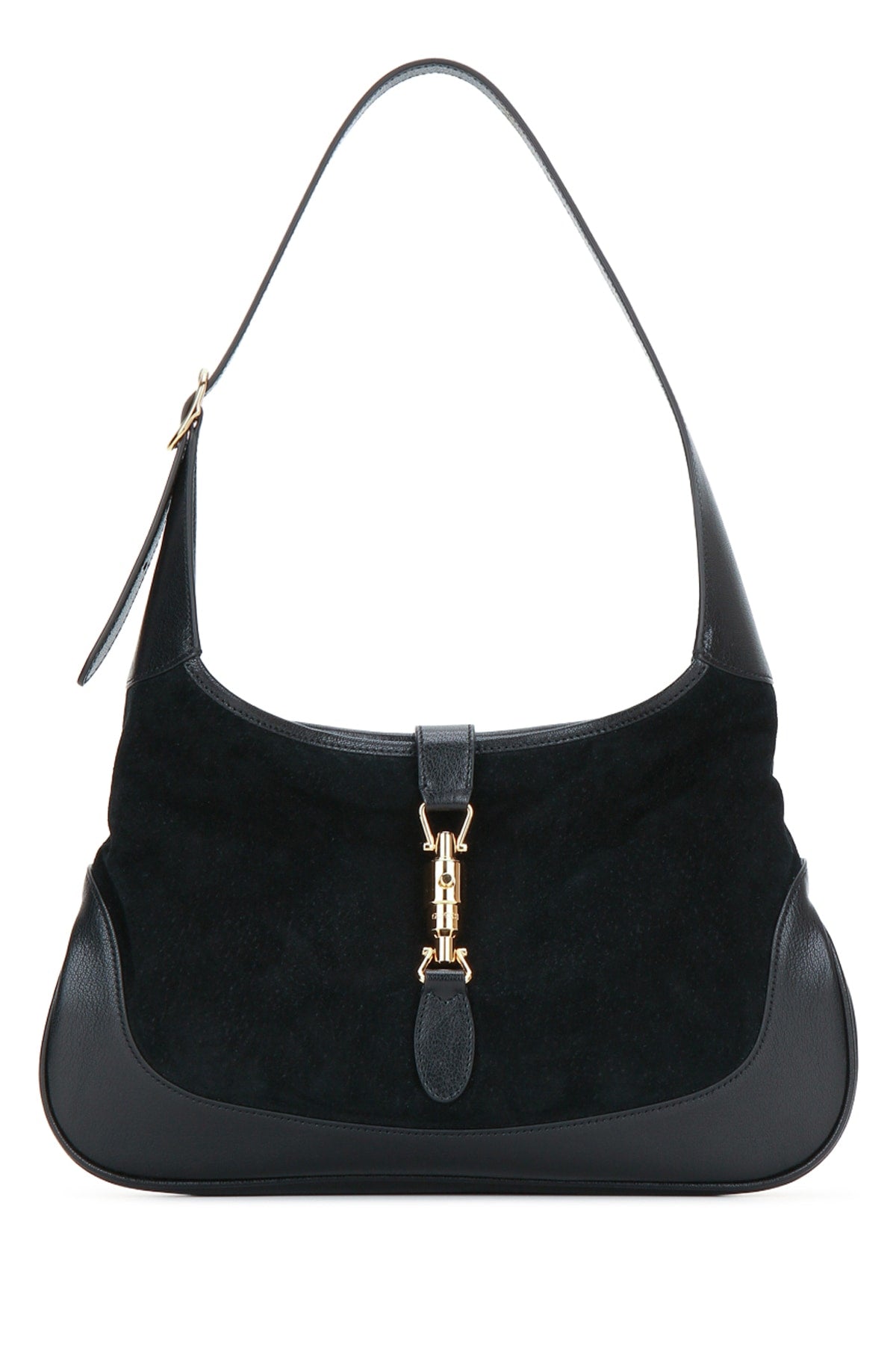 Gucci Jackie 1961 Shoulder Bag — Black Calf Skin