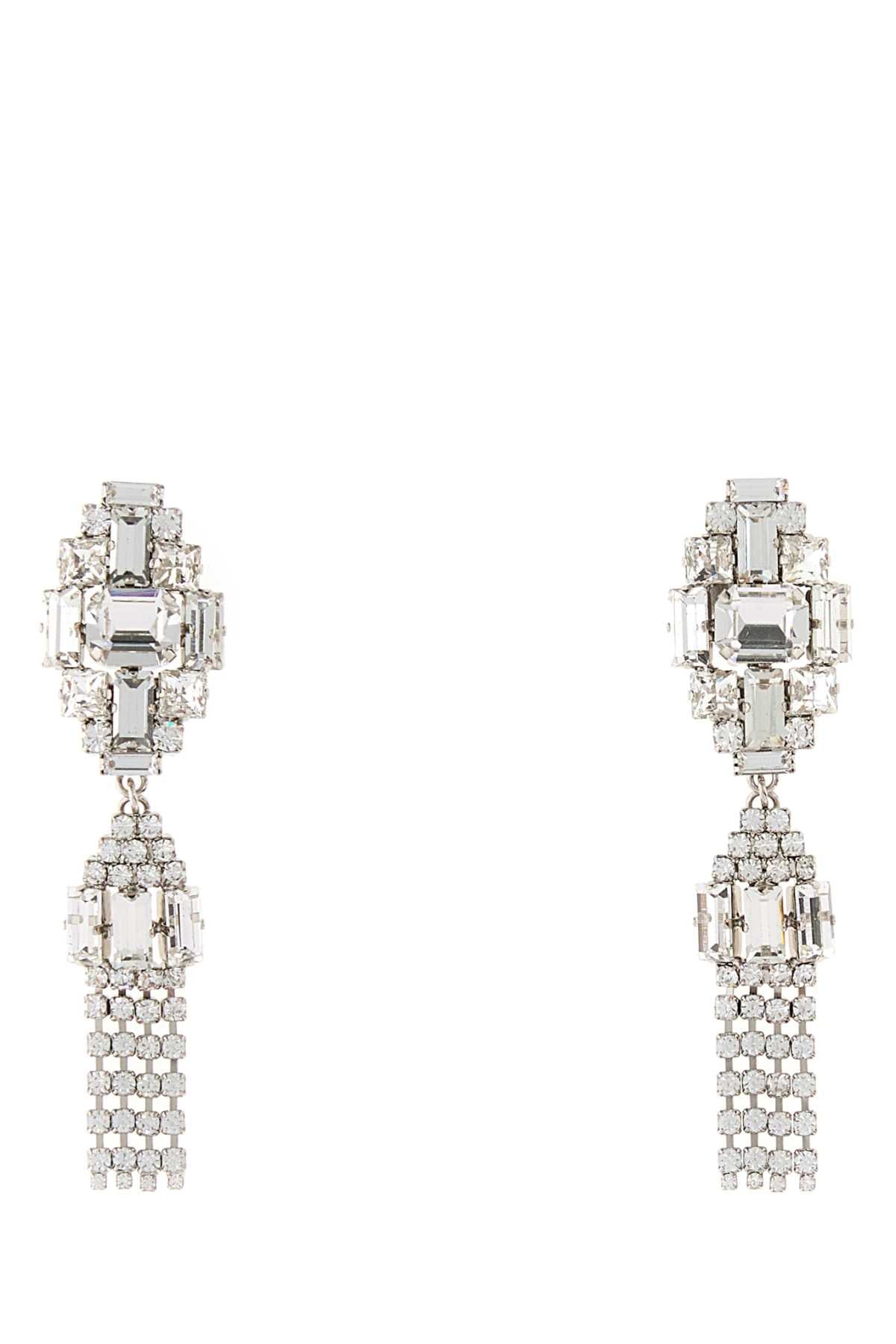 Alessandra Rich Earrings — Silver