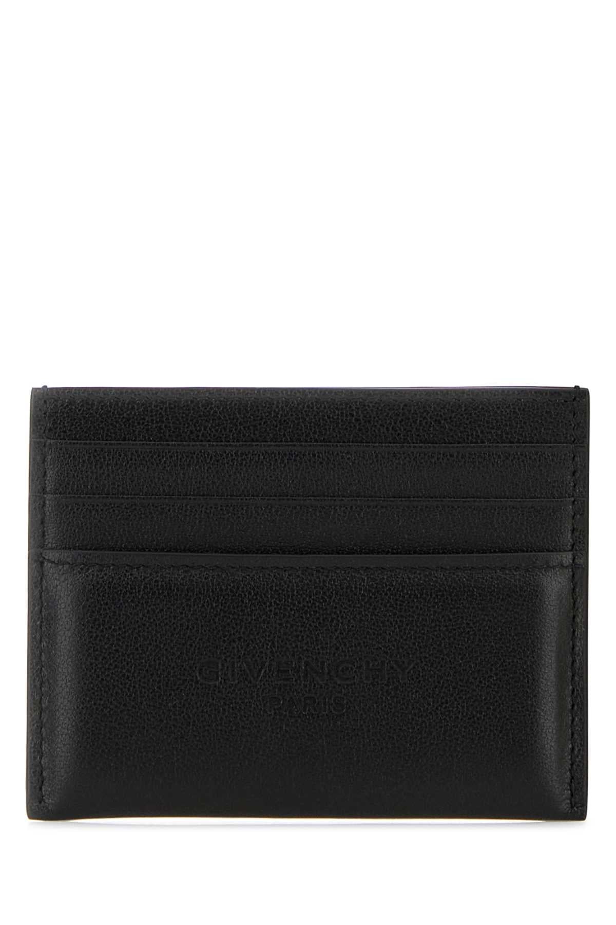 Givenchy Card Case — Black Exterior: Calf Wallet