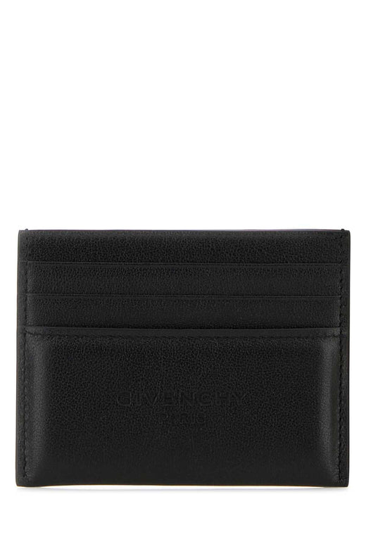 Givenchy Card Case — Black Exterior: Calf Wallet