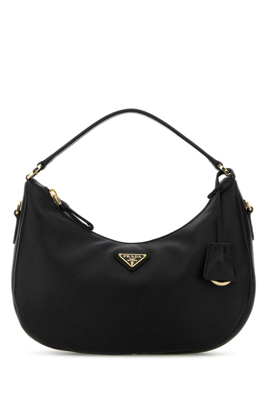 Prada Calf Leather Shoulder Bag — Black Calfleather