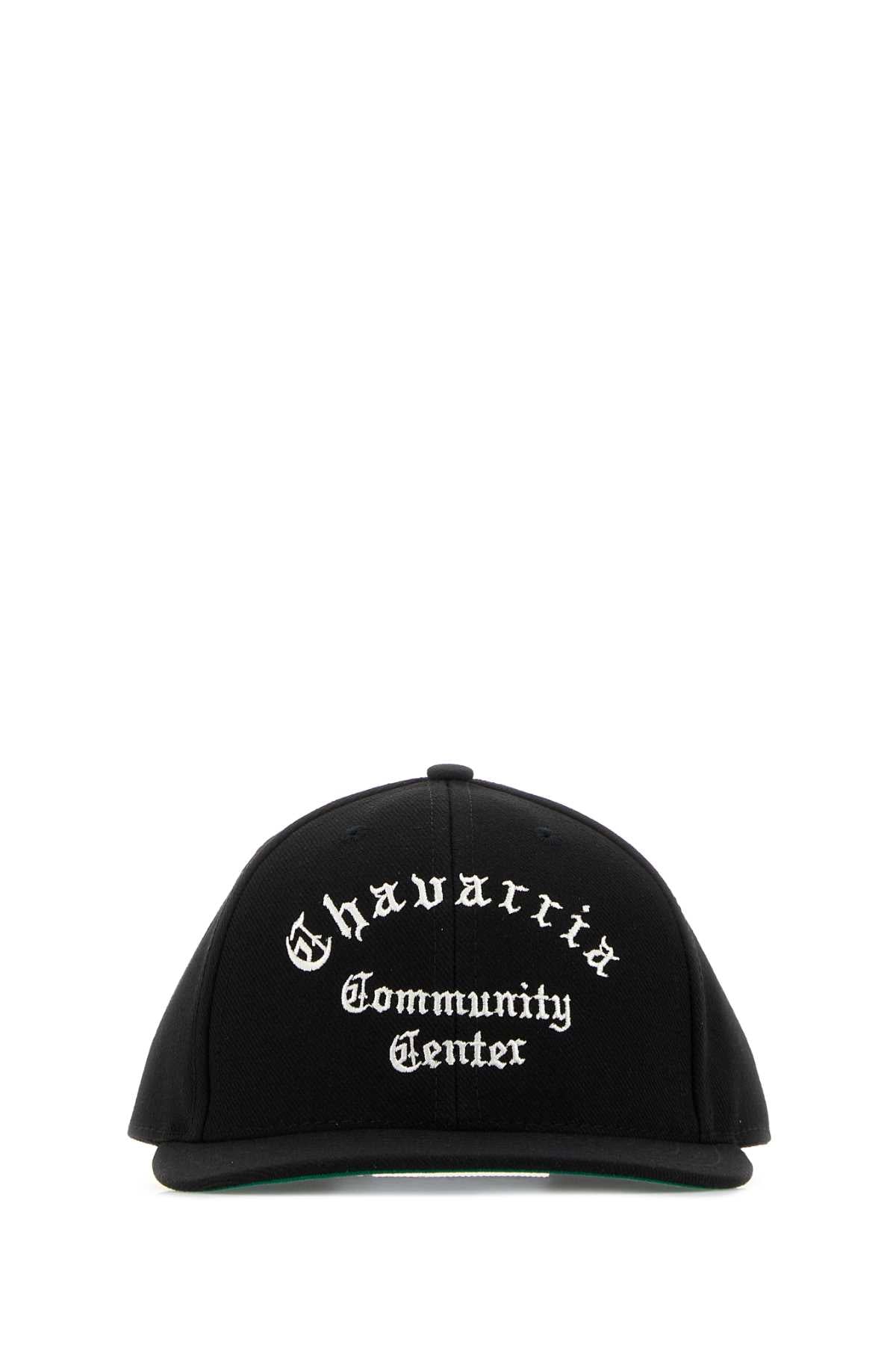 Willy Chavarria Baseball Cap — Black Exterior: Polyester Caps