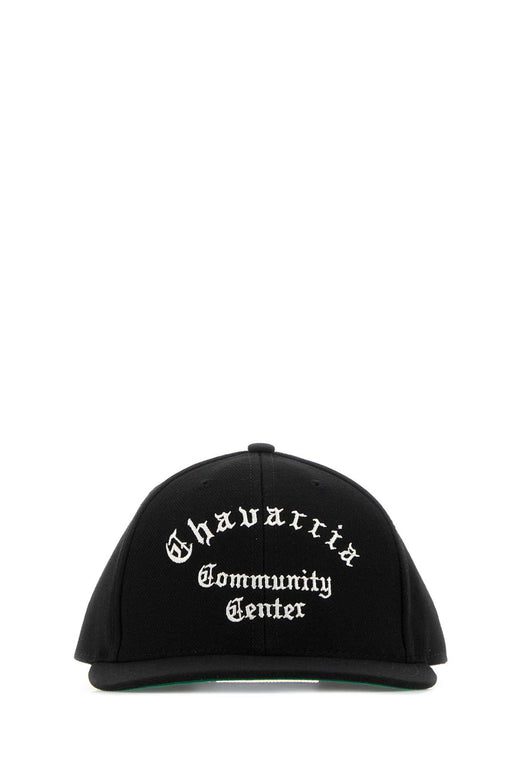 Willy Chavarria Baseball Cap — Black Exterior: Polyester Caps